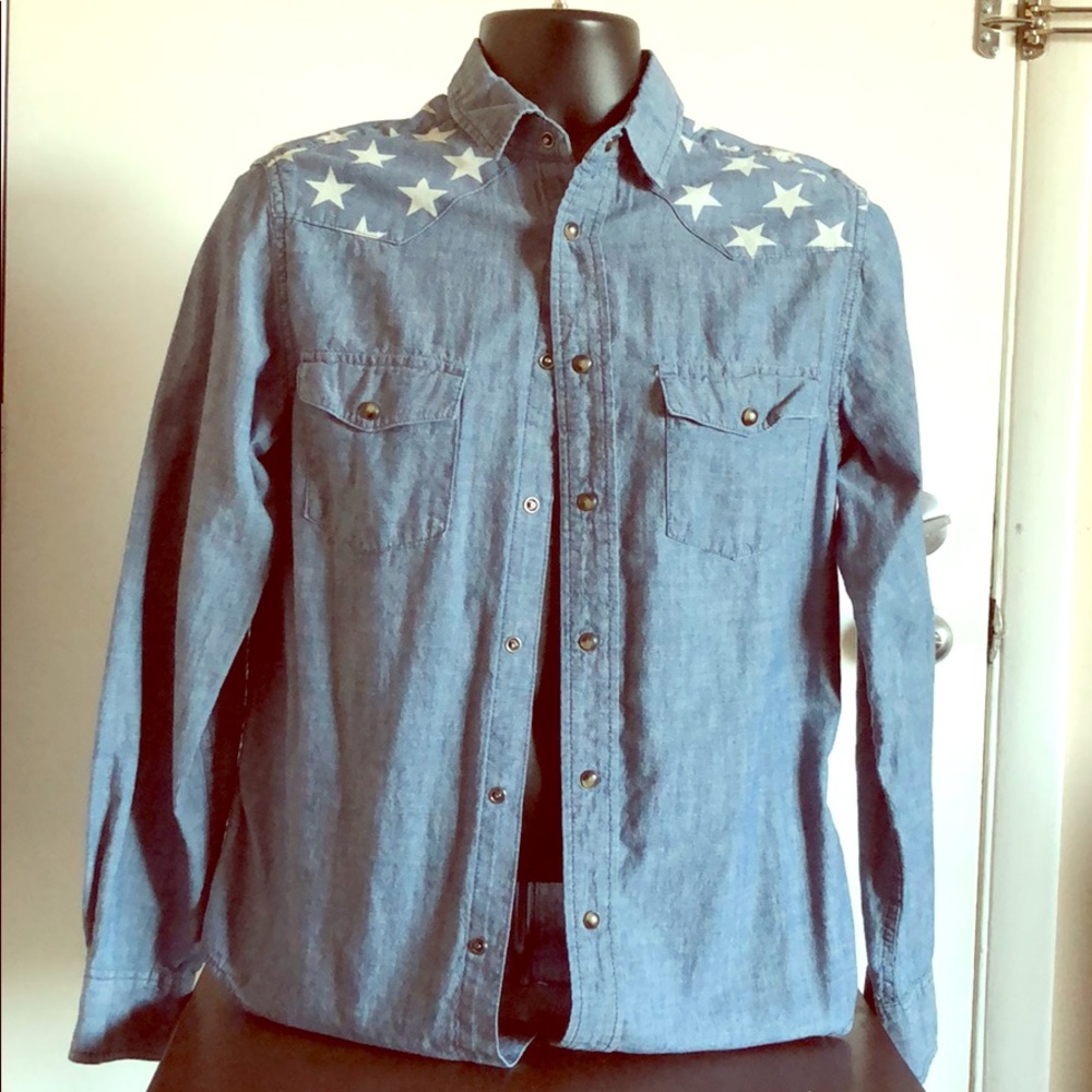 Blue Button Up Shirt